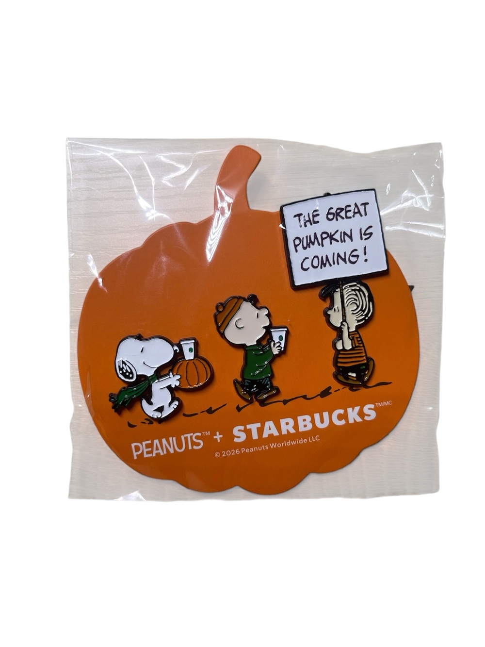 2026 Starbucks x Peanuts Pins Limited Edition Snoopy Charlie Brown